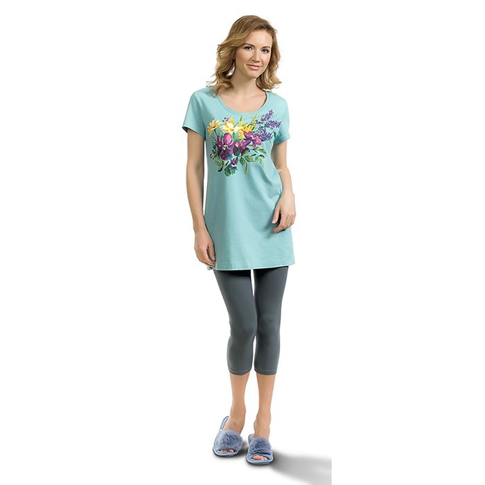 Пижама женская, размер 42 (XS), цвет голубой