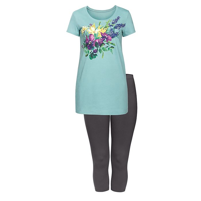 Пижама женская, размер 42 (XS), цвет голубой