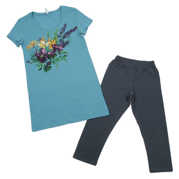 Пижама женская, размер 42 (XS), цвет голубой