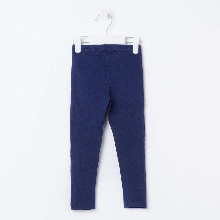 Брюки для девочки, рост 92-98 см, возраст 2 года, цвет тёмно-синий