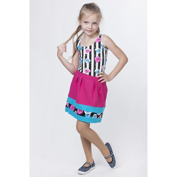 Комплект для девочки, рост 140-146 см, возраст 10 лет, цвет мульти