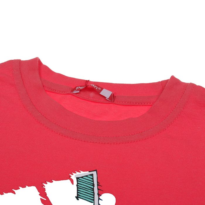 Футболка для мальчика, рост 86-92 см, возраст 1 год, цвет красный