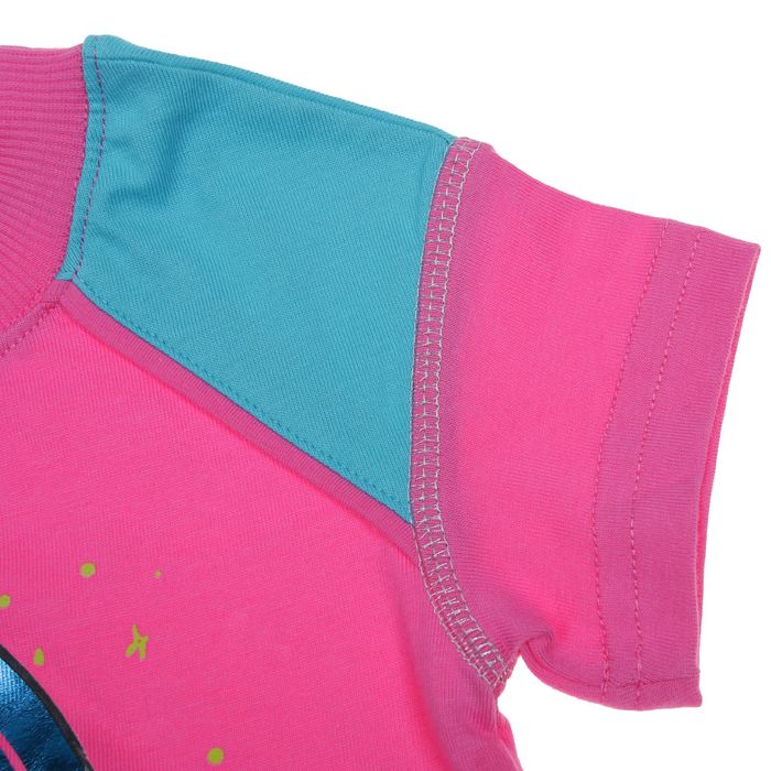 Комплект для девочки, рост 86-92 см, возраст 1 год, цвет розовый