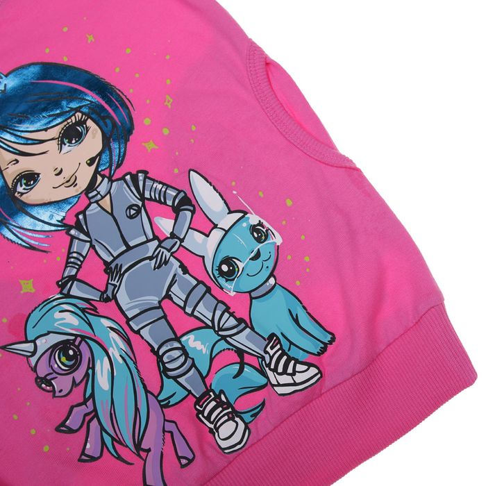 Комплект для девочки, рост 86-92 см, возраст 1 год, цвет розовый