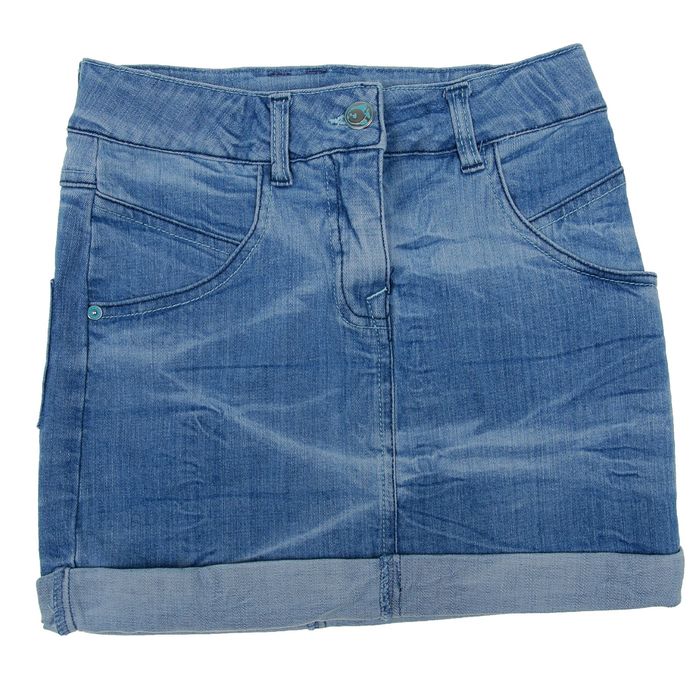 Юбка для девочки, рост 128-134 см, возраст 9 лет, цвет голубой