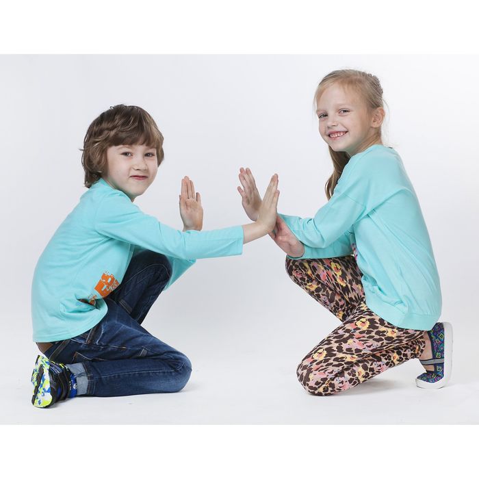 Брюки для девочки, рост 116-122 см, возраст 6 лет, цвет мульти