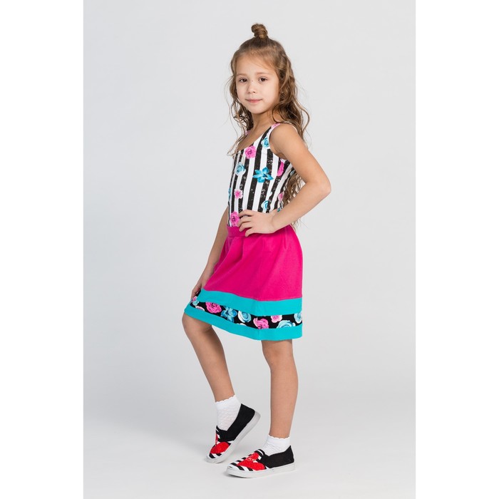 Комплект для девочки, рост 122-128 см, возраст 7 лет, цвет мульти