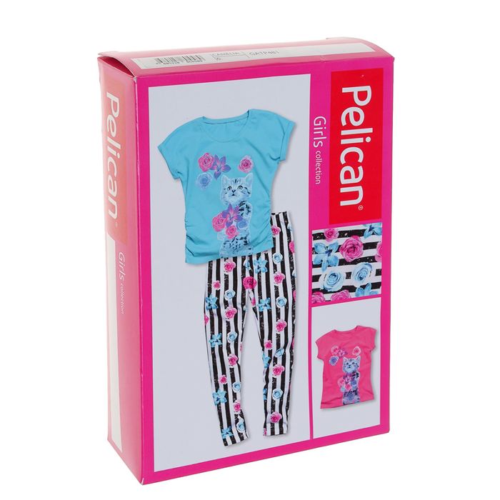 Комплект для девочки, рост 146-152 см, возраст 11 лет, цвет мульти