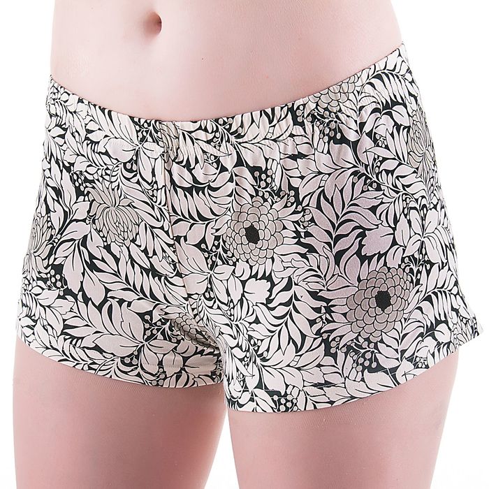 Пижама женская, размер 46 (M), цветочный орнамент