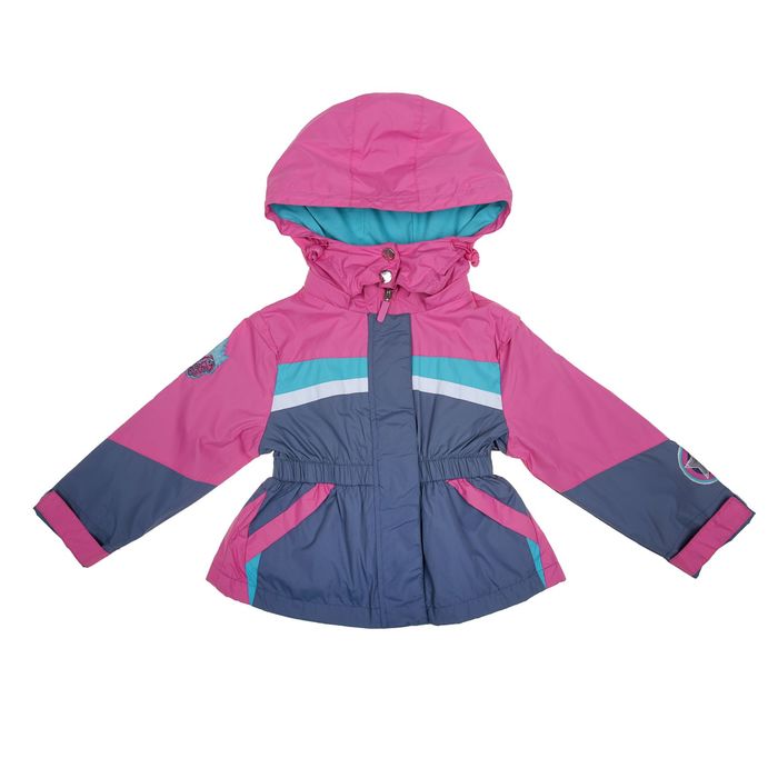 Ветровка для девочек, рост 98-104 см, возраст 3 года, цвет розовый
