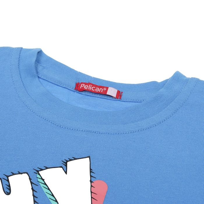 Футболка для мальчика, рост 92-98 см, возраст 2 года, цвет бирюзовый