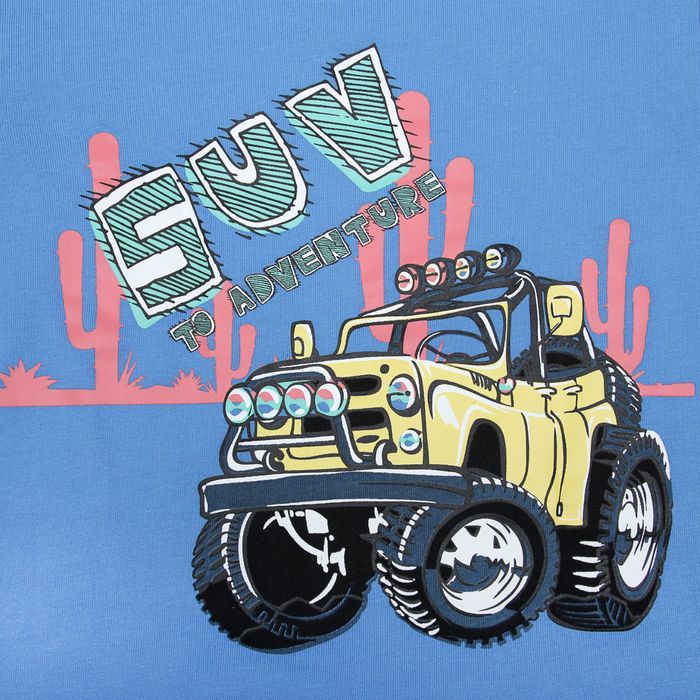 Футболка для мальчика, рост 92-98 см, возраст 2 года, цвет бирюзовый