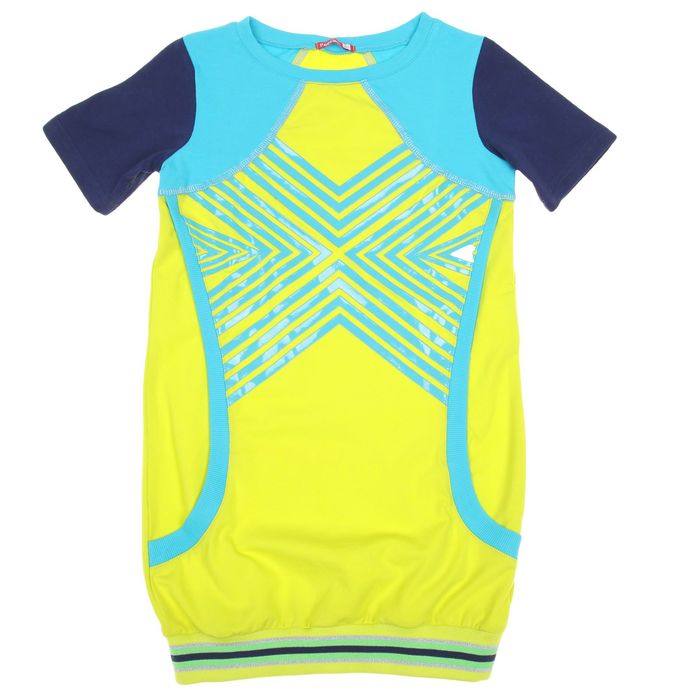 Платье для девочки, рост 116-122 см, возраст 6 лет, цвет зелёный