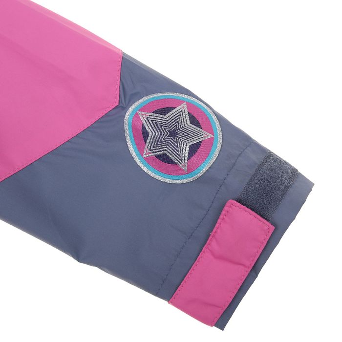 Ветровка для девочек, рост 104-110 см,возраст 4 года, цвет розовый