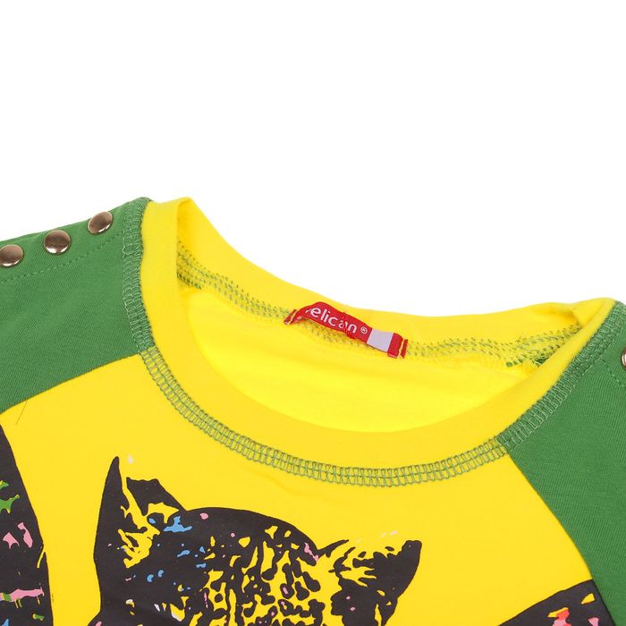 Платье для девочки, рост 116-122 см, возраст 6 лет, цвет жёлтый