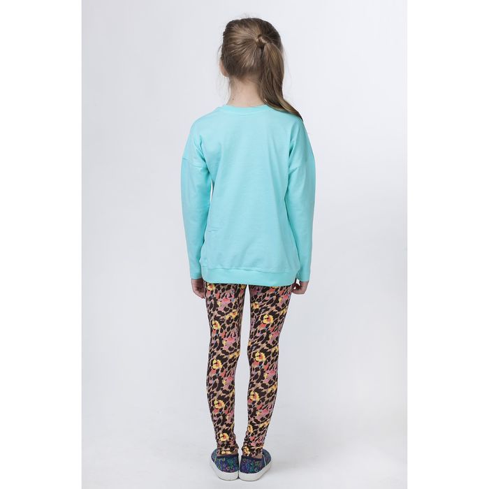 Брюки для девочки, рост 134-140 см, возраст 9 лет, цвет мульти