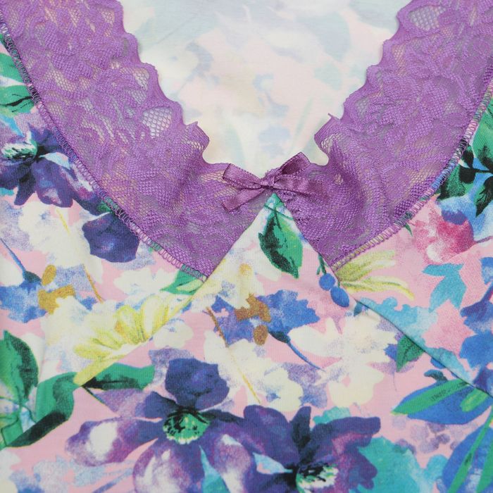 Сорочка женская, размер 48 (L), цвет сиреневый