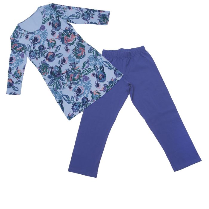 Пижама женская, размер 46 (M), цвет синий