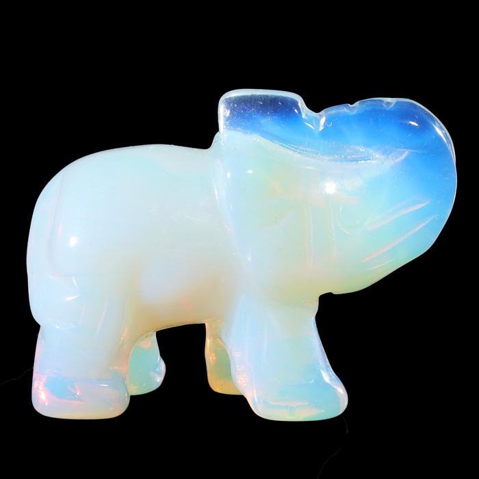 Набор фигурок из разных минералов "Слоны"