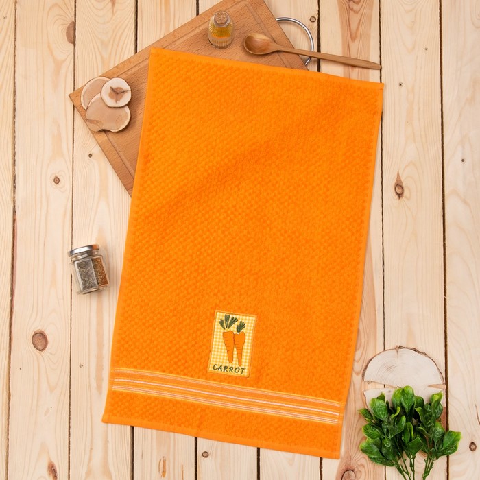 Полотенце махровое "Весёлый сад" в подарочной упаковке, размер 40х60 см, цвет микс