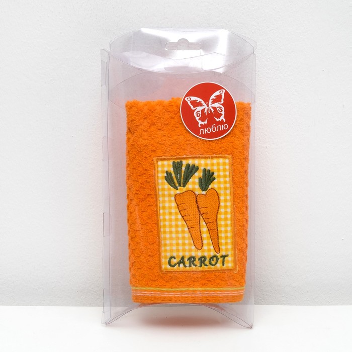 Полотенце махровое "Весёлый сад" в подарочной упаковке, размер 40х60 см, цвет микс