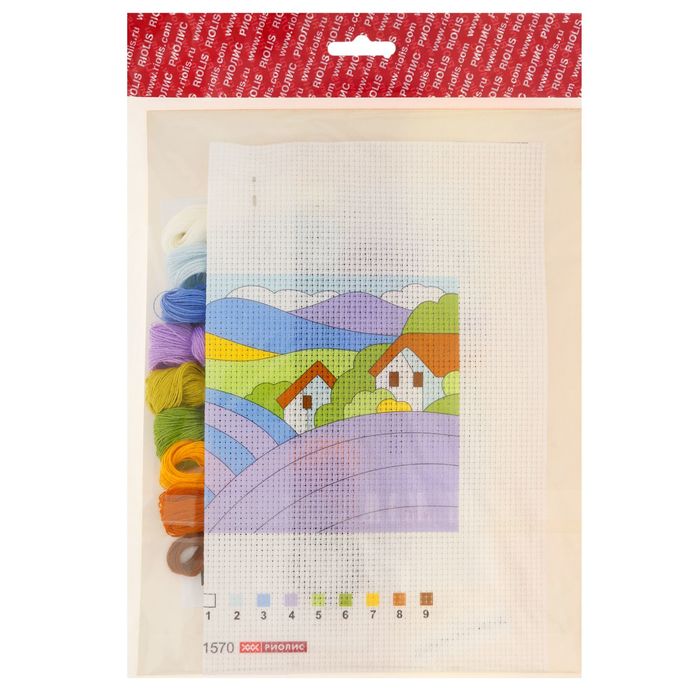 Набор для вышивания длинным стежком "Лаванда"