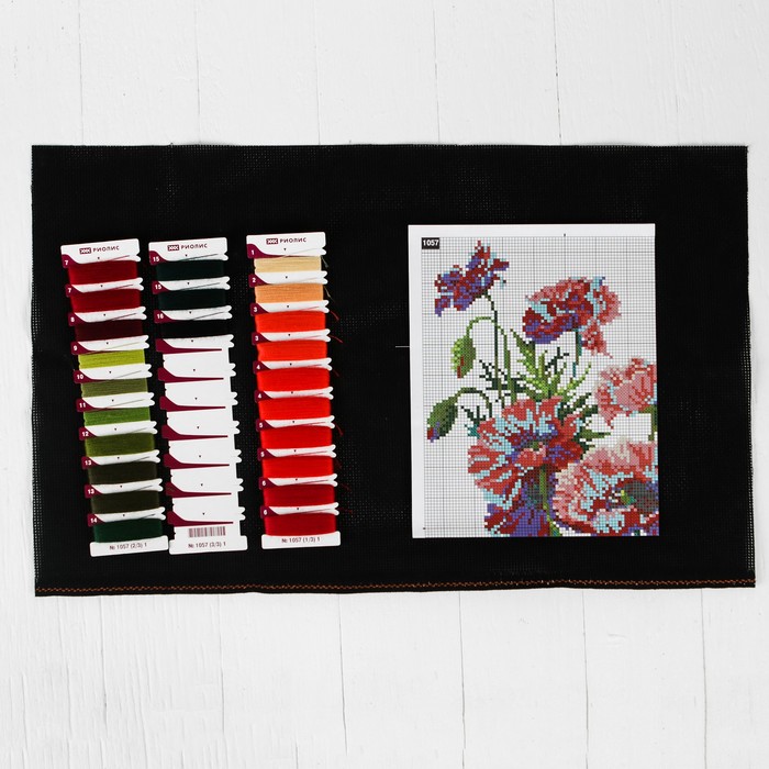 Набор для вышивания крестиком "Маки"