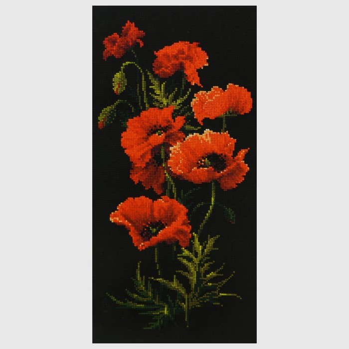 Набор для вышивания крестиком "Маки"