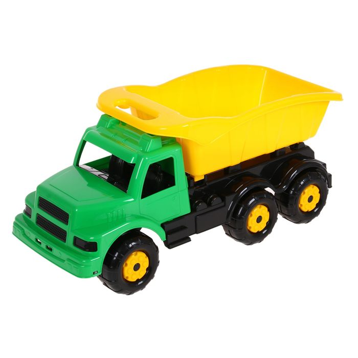 Машинка детская "Самосвал", зелёная
