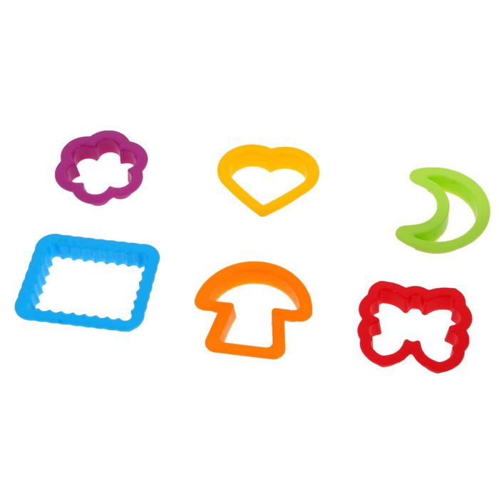 Набор детских формочек для песка (6 элементов)