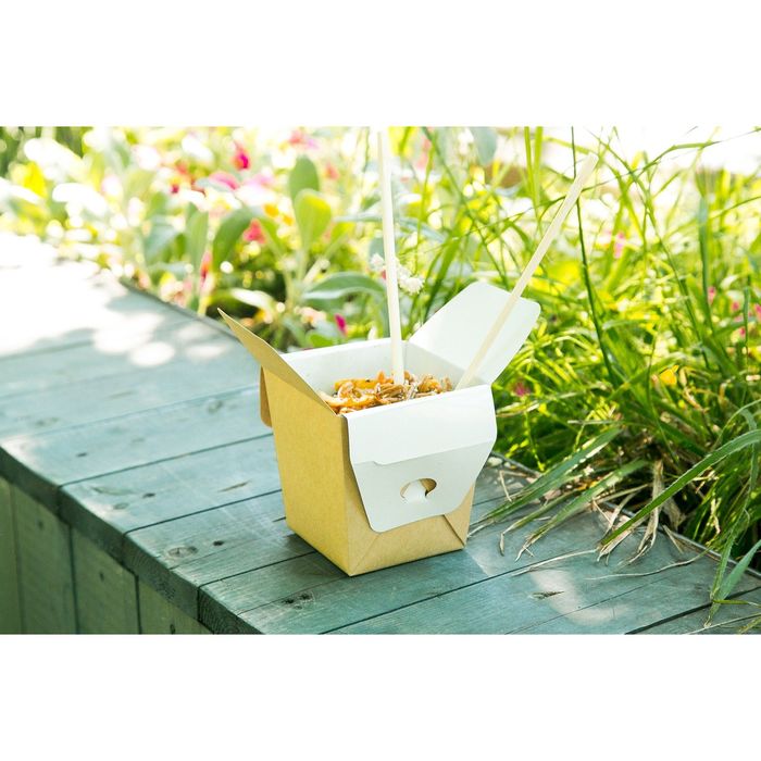 Коробка для лапши, сборная, 10 х 10 х 10,5 см, 0,7 л