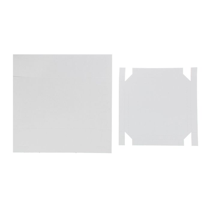 Кондитерская упаковка, короб белый 21 х 21 х 10 см