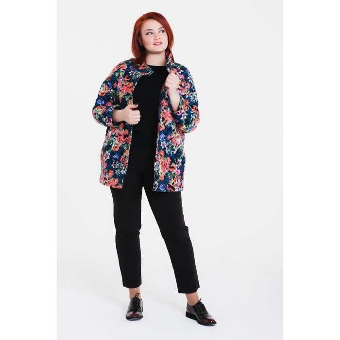 Пальто женское на синтепоне "Руслана" С+, рост 168, размер 50, цвет оранжевый