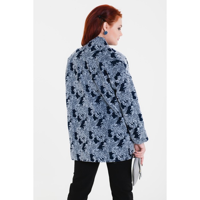 Пальто женское "Селена" С+, рост 168, размер 54, цвет синий