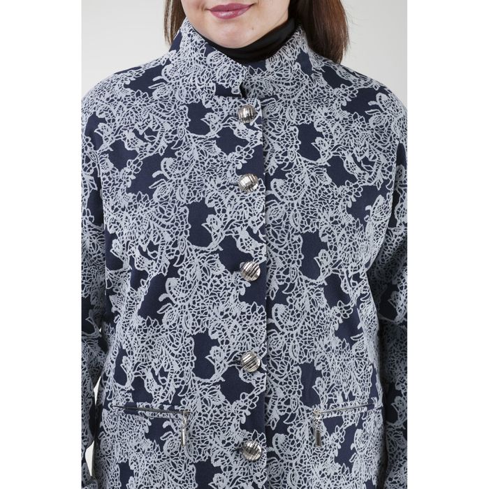 Пальто женское "Селена" С+, рост 168, размер 54, цвет синий