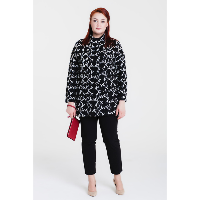 Пальто женское на синтепоне "Геля" С+, рост 168, размер 54, цвет снежинка