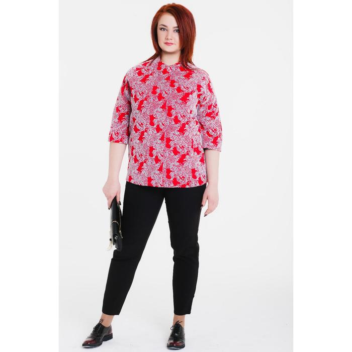 Пальто женское "Ирен", рост 168, размер 44, рукав 7/8, цвет алый