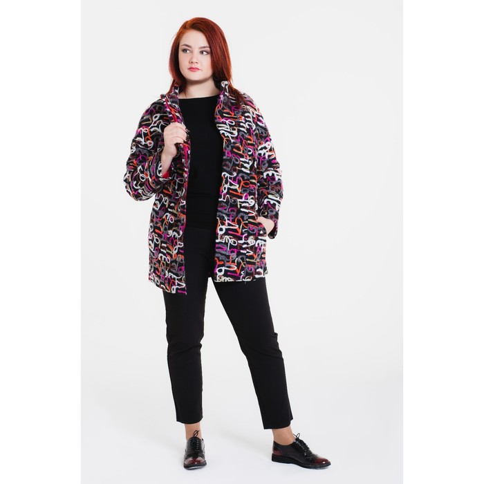 Пальто женское на синтепоне "Геля" С+, рост 168, размер 50, цвет цифры