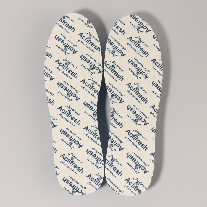 Стельки для обуви, антибактериальные, универсальные, 35-46р-р, пара