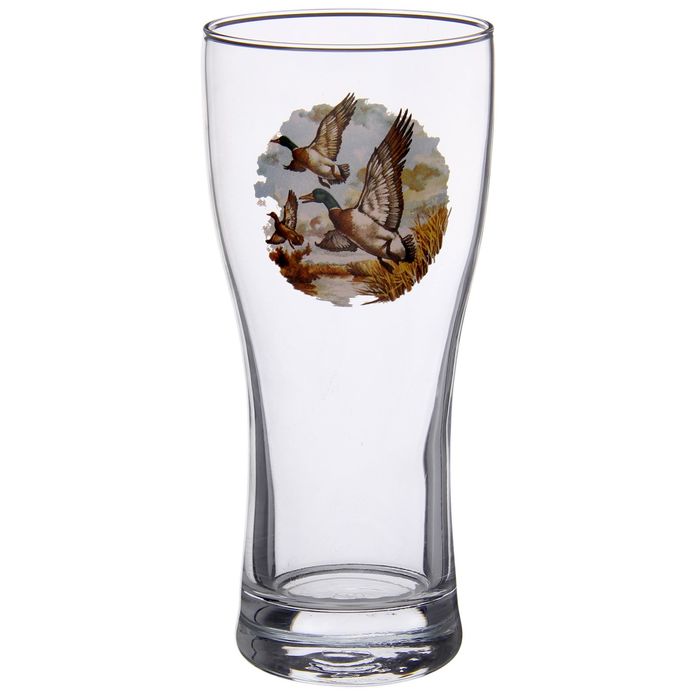 Бокал для пива 500 мл "Паб. Охота и рыбалка", рисунок МИКС
