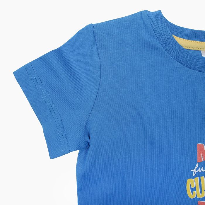 Футболка для мальчика, рост 122 см (64), цвет синий