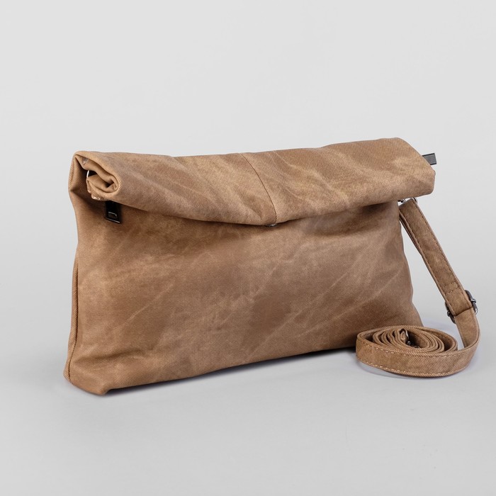 Сумка женская на магните "Джесси", 1 отдел, с ручкой, длинный ремень, цвет хаки