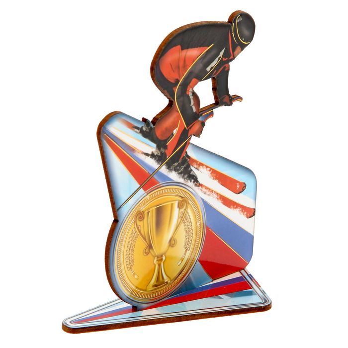 Награда спортивная "Лыжник"