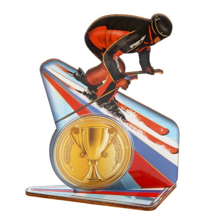 Награда спортивная "Лыжник"