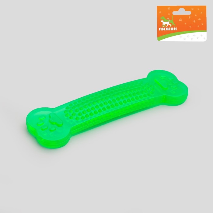 Игрушка резиновая жевательная "Собачий деликатес", 15 см, микс цветов