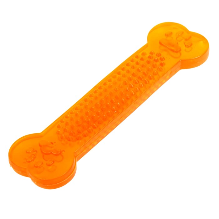 Игрушка резиновая жевательная "Собачий деликатес", 15 см, микс цветов