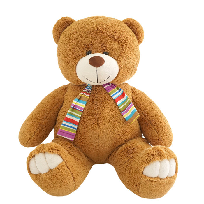 Мягкая игрушка "Мишка Олимп", шоколадный "Premium Quality"