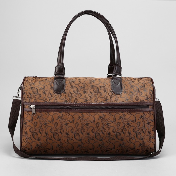 Сумка дорожная на молнии, 1 отдел, 1 наружный карман, МИКС