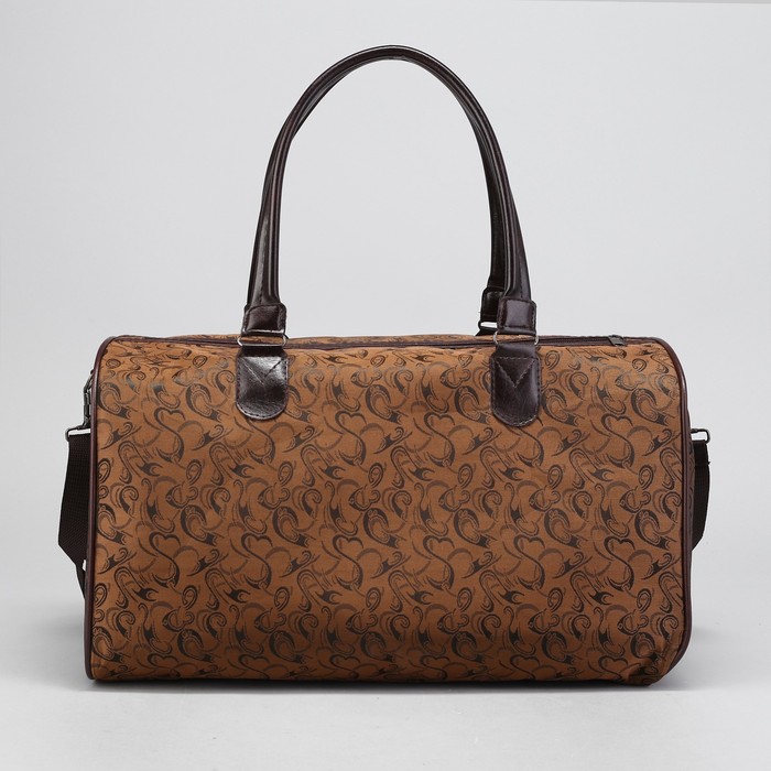 Сумка дорожная на молнии, 1 отдел, 1 наружный карман, МИКС