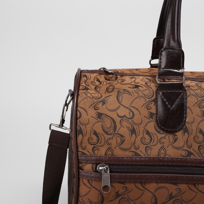 Сумка дорожная на молнии, 1 отдел, 1 наружный карман, МИКС